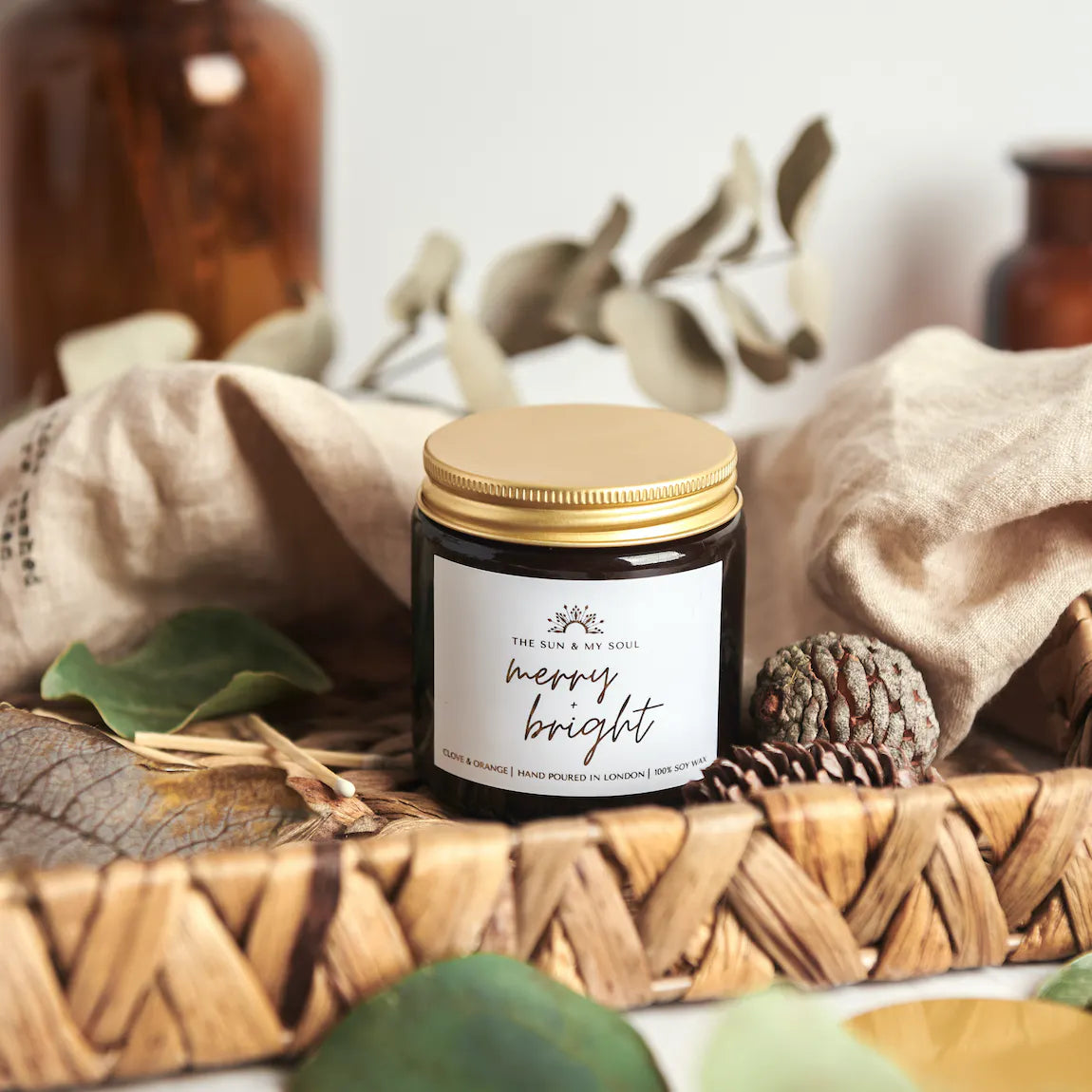 Merry and Bright Candle