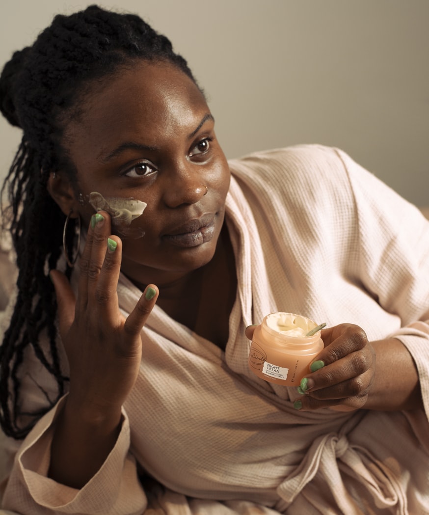 Night Cream with blueberry extract