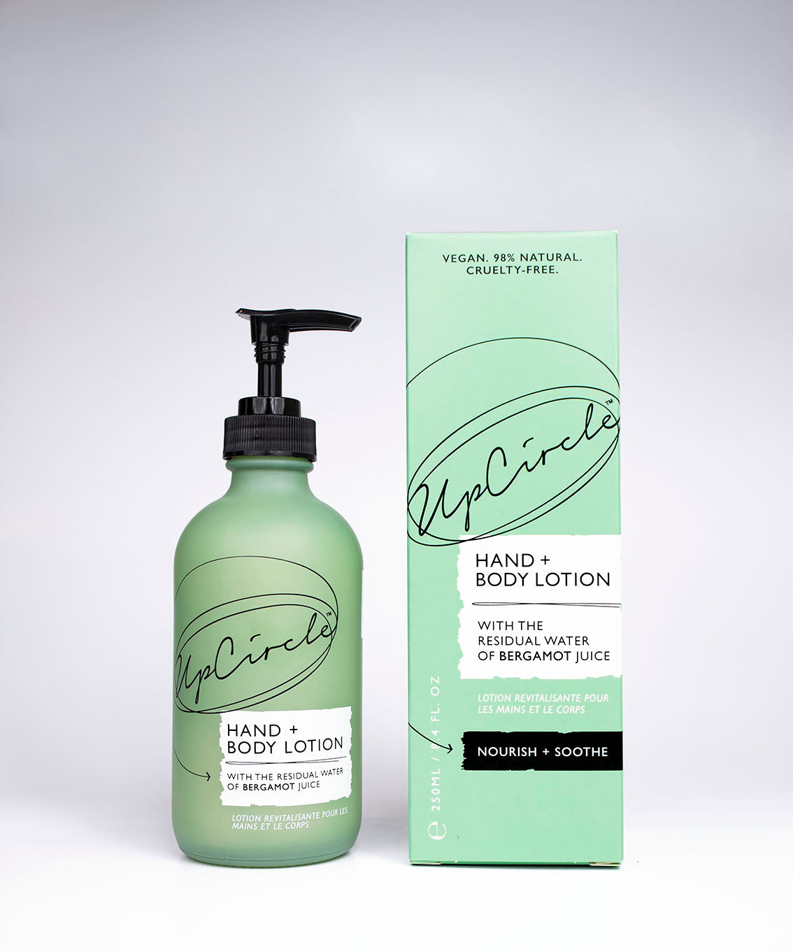 Hand & Body Lotion with bergamot water