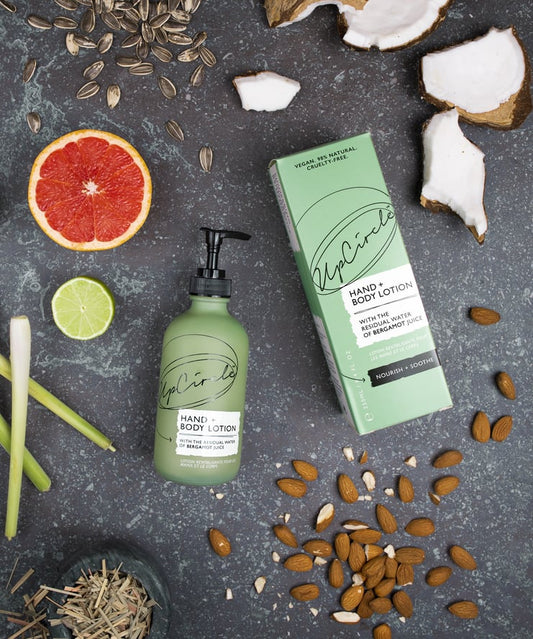 Hand & Body Lotion with bergamot water